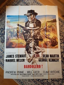 Poster 1968 BANDOLERO 120x160 James STEWART Raquel WELCH Dean MARTIN /Poster - Bild 1 von 1