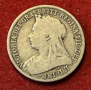 Great Britain Shilling 1895 Silver Coin KM#780 T7162 - Picture 1 of 2