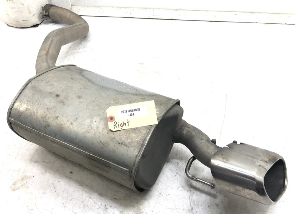 2010-2015 JAGUAR XJ XJL 5.0 SILENCIADOR DE ESCAPE TRASEIRO DIREITO PASSAGEIRO COM PONTA FABRICANTE DE EQUIPAMENTO ORIGINAL. - Imagem 1 de 4