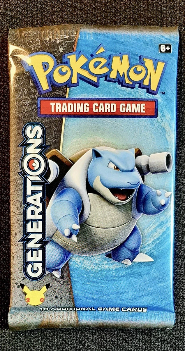 pokemon generations booster pack 未開封 3 pokemon generations