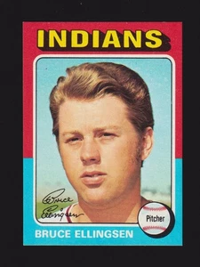 Topps Large #288 1975 Bruce Ellingsen Cleveland Indians casi nuevo+ A - Imagen 1 de 2