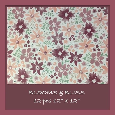 Stampin Up!  BLOOMS & BLISS DSP 12x12 - 12 FULL Sheets ***NEW*** - Image 1 of 4
