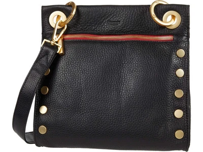 NWT $425 Hammitt Tony Studded MEDIUM Crossbody Black Brushed Gold - Image 1 of 4