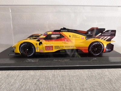 1/18 BURAGO FERRARI 499P 3.0L TURBO V6 TEAM AF CORSE n.83 LE MANS 24 HOURS 2024 - Immagine 1 di 4