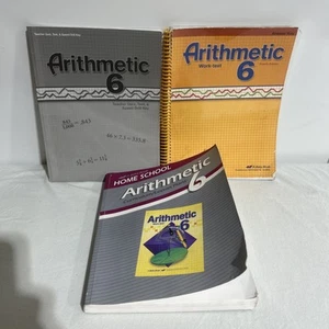 Abeka Arithmetic 6 FOURTH Edition ANSWER KEY, TEACHER QUIZ AND CURRICULUM PLANS - Picture 1 of 15