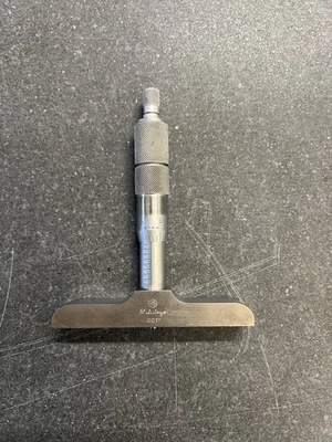 Mitutoyo Depth Micrometer .001 japan machinist tools - Image 1 of 3