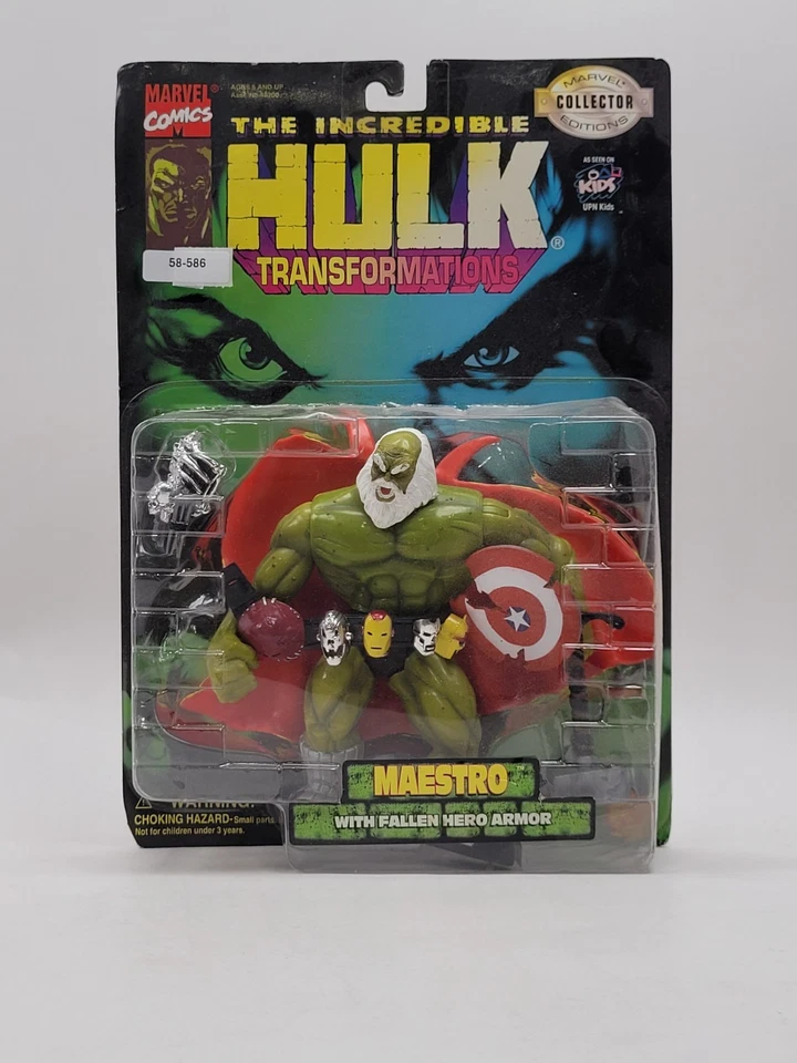 Hulk Transformations Maestro ToyBiz Marvel Comics Action Figure 1997