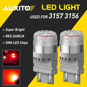 Par de bombillas LED rojas antiniebla reversa AUXITO 3157 3057 4157 LED - Imagen 1 de 10