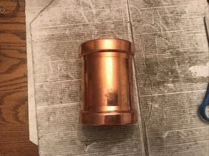 FNW PF 01911 Copper Press No Stop Coupling Fitting 3" - Picture 1 of 3