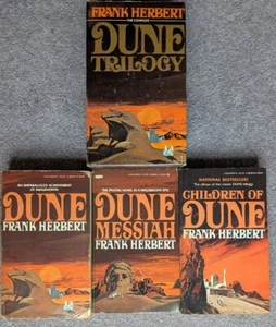 Original The Complete Dune Trilogy Box Set Frank Herbert Berkley 1975 1977 Book - Picture 1 of 6