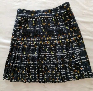 J Crew kurzer Faltenrock Gitter mehrfarbig Größe 00 Stil A9986 Normcore - Bild 1 von 10