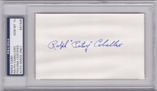Putsy Caballero Philadelphia Phillies Index Card PSA DNA Auto 10 1950 Whiz Kids