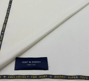 Creme Creme Cremeweiß 150er Wollmischgewebe Anzug Thobes Dishdasha 3,50m x 1,50m - Bild 1 von 4