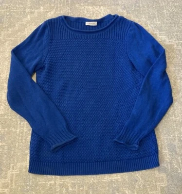 Calvin Klein Women’s L Knit Sweater Blue - Image 1 of 4