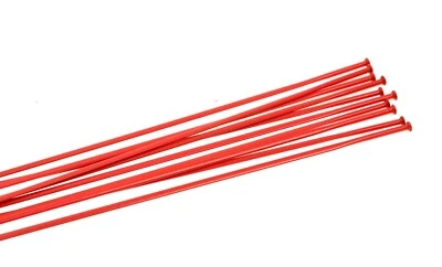 DT SWISS Aerolite Bladed Spokes 286mm STRAIGHT PULL 14g Lot of 10 Red NEW - Image 1 of 4