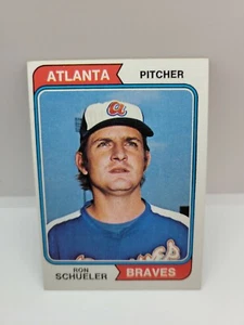 Ron Schueler #544 Topps 1974 Baseball Card (Atlanta Braves) EX CONDITION - Picture 1 of 6