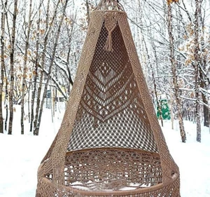 Best Handmade Hanging Swing Chair Outdoor Indoor hammock Boho Round Swing - Picture 1 of 6