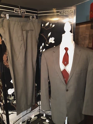 Vintage 60s Light Green Mod light weight Suit 42 Short Pants W38 x 27.75L EXC! - Image 1 of 4