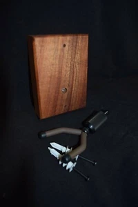 Mele maßgefertigter massiver hawaiianischer Koa Holz Ukulele Wandaufhänger Kit - Bild 1 von 3