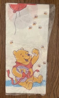 Disney Vintage Winnie The Pooh's  Birthday Nappe Mantel Table Cover Cute - Image 1 of 2