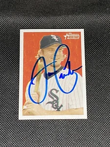 Joe Crede Chicago White Sox Signed Auto 2006 Bowman Heritage Card #121 ~ COA - Picture 1 of 3