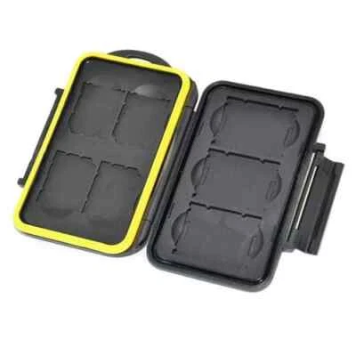 JJC MC-XQDSD7 Water-Resistant Anti-shock Memory Card Case Holds 3 x XQD  4 x SD - Image 1 of 4