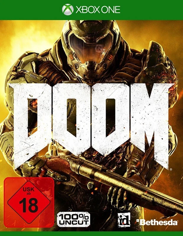 Microsoft Xbox One - Doom 2016 DE/EN mit OVP - Bild 1 von 1