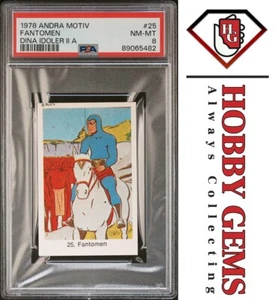 THE PHANTOM PSA 8 1978 Andra Motiv Dina Idoler II A Fantomen #25 - Picture 1 of 2