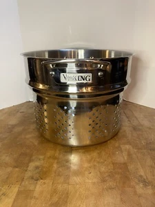 VIKING Stainless Steel Colander Pasta Insert Strainer for 8Qt Stock Pot - Picture 1 of 6