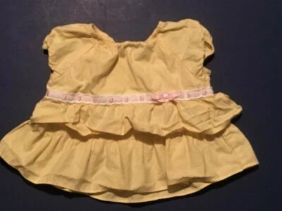 Top Gymboree GARDEN BLOOM Vintage Amarillo con Volantes en Niveles SSL ~ Talla 18-24 m Foto 1 de 2