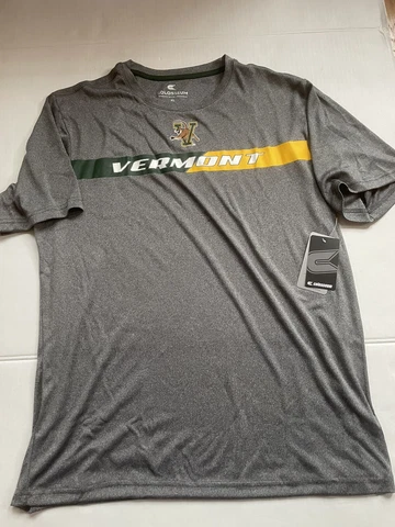 UVM Vermont Catamounts Shirt Size XL Grays NWT mens Cover