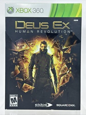 Deus Ex Human Revolution (Microsoft Xbox 360, 2011) New & Y Sealed w/ Slipcover - Image 1 of 4