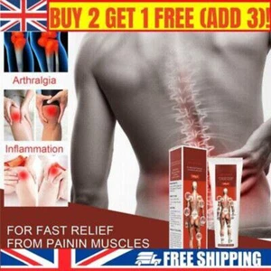 Joint Pain Relief Cream Muscle Back Knee Nerves Pain Rapid Relief Ointment 100g - Picture 1 of 10