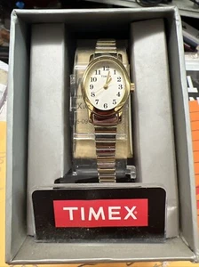 Timex Damen T2M570 - Bicolor Edelstahl Erweiterungsband Uhr - Neu!! - Bild 1 von 3