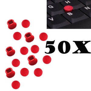 50 Red TrackPoint Caps Mouse Soft Rim for IBM Lenovo Thinkpad A T G R Series