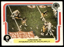 1980  Fleer Team Action Bradshaw #69 Super Bowl XIII Steelers / Cowboys