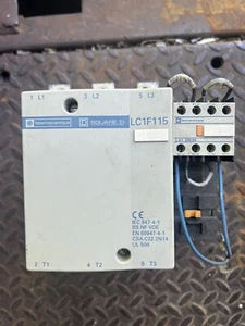 Telemecanique Square D LC1F115 175A 3P 600V 1 Contactor con Auxiliar - Imagen 1 de 3