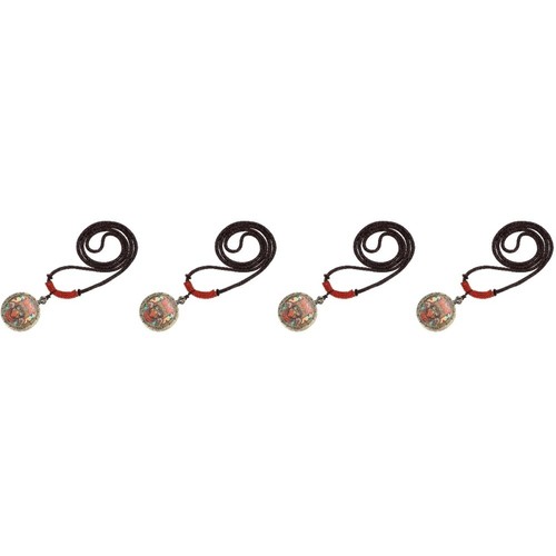 VETEMENTS 4 PEZZI Ciondolo Zakiram Miss Man Uomo Maglione Catena da Appendere Collana Retrò