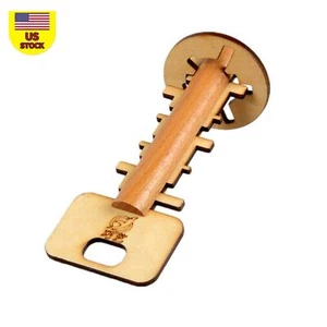 1*IQ Test Toys Intelligence Developement Game Burr Puzzle Unlock Key Magic Trick - Picture 1 of 6