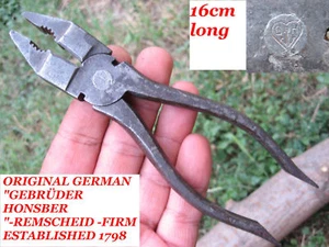 VTG HONSBERG PLIERS PORSCHE 356 550 911 912 COX 917 VW BUG KÄFER MERCEDES TOOL  - Picture 1 of 12