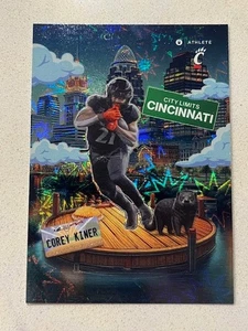 COREY KINER 2024 ONIT Cincinnati Bearcats Football CITY LIMITS sp #'d 1/1 - Picture 1 of 2