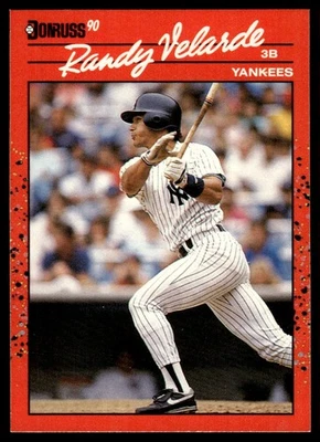 1990 Donruss Randy Velarde New York Yankees #630 - Image 1 of 2