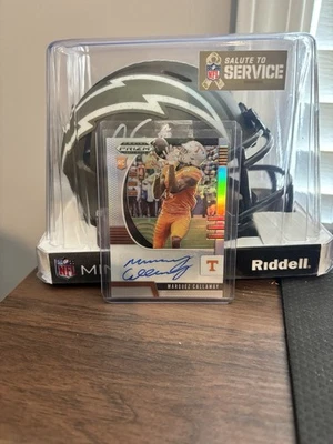 2020 Panini Prizm Draft Picks - Rookie Marquez Callaway Silver Prizm Autographs - Image 1 of 2