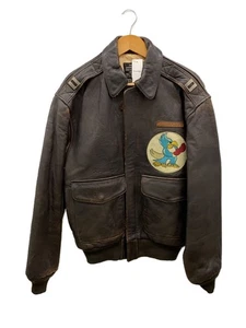 Avirex Pinup Ragazza/Pelle Giacca Blusa/Xs/Pelle/Brw/A-2 11011 - Foto 1 di 6