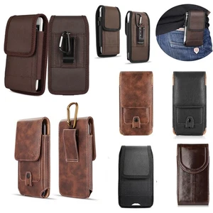 Funda vertical con clip para cinturón para teléfono celular con hebilla y billetera con soporte para tarjeta - Imagen 1 de 71