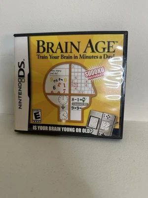 Nintendo DS Brain Age Train Your Brain in Minutes a Day Video Game - Image 1 of 3