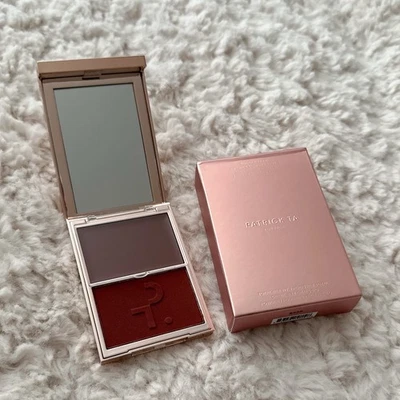 Patrick Ta Double-Take Cream and Powder Blush Duo - She Knows Who She Is NEW £34 - Image 1 of 4