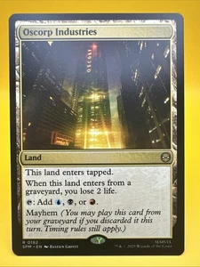 x1 Oscorp Industries | Universes Beyond: Marvel’s Spider-Man (182) | Rare | NM - Picture 1 of 6