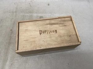 PUTZZEUG HOLZ KASTEN SPIND SCHRANK LUFTWAFFE WEHRMACHT ORIGINAL - Picture 1 of 6