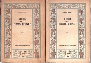 Storia della Filosofia Medievale (vol. 1, 2) di Maurizio De Wulf ed. Libreria... - Imagen 1 de 1